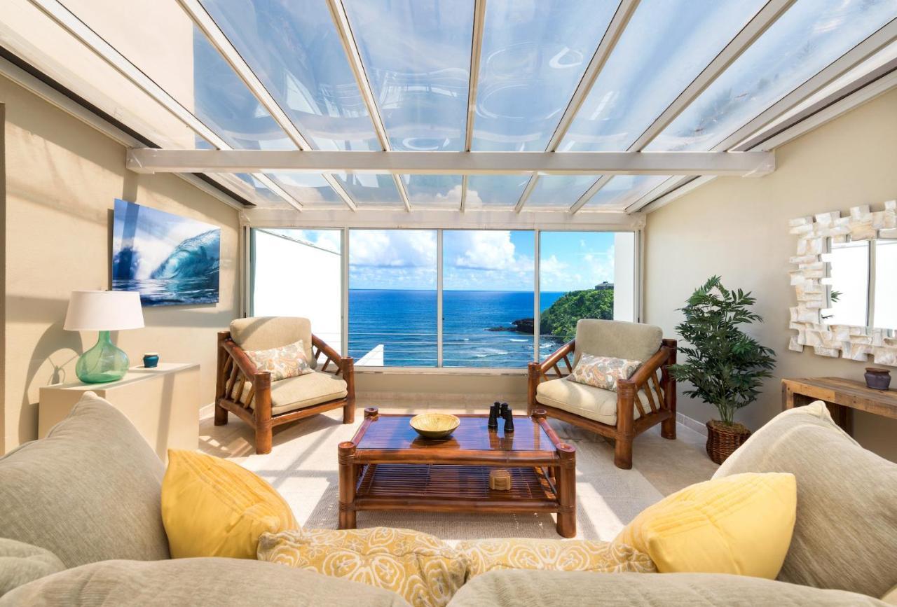 Puu Poa Ocean Bluff Condo, Incredible Views, Walk To Beaches, Pool & Tennis Princeville Esterno foto